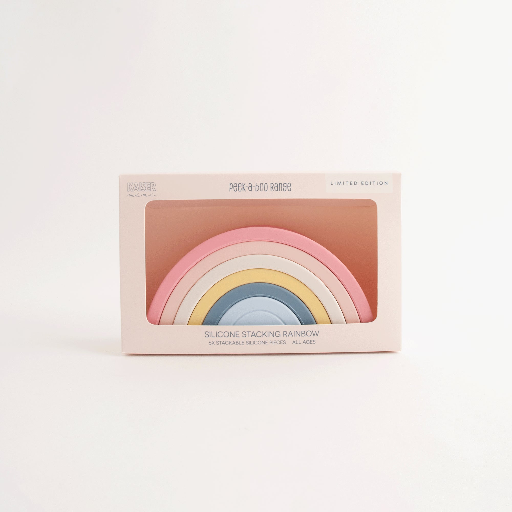 K Mini Baby Silicone Stacker PB - RAINBOW